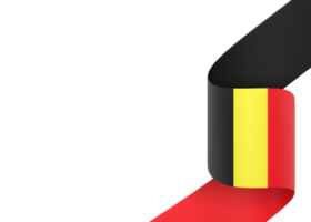 belgien flag design nationaler unabhängigkeitstag banner element transparenter hintergrund png