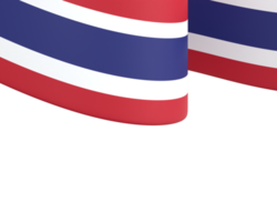 Thailand vlag ontwerp nationaal onafhankelijkheid dag banier element transparant achtergrond PNG