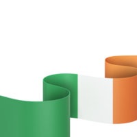 irland flag design nationaler unabhängigkeitstag banner element transparenter hintergrund png