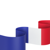 france drapeau conception fête de l'indépendance nationale élément de bannière fond transparent png