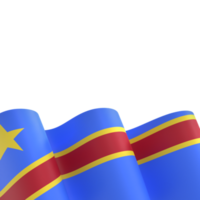 dr Congo vlag ontwerp nationaal onafhankelijkheid dag banier element transparant achtergrond PNG