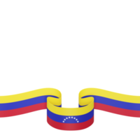 design de bandeira da venezuela elemento de banner do dia da independência nacional fundo transparente png