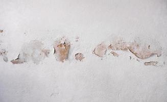 Water damaged ceiling roof, brown stain, office building photo