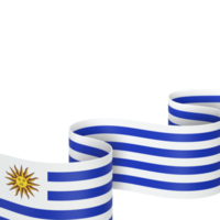 diseño de la bandera de uruguay elemento de la bandera del día de la independencia nacional fondo transparente png