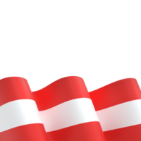 diseño de la bandera de austria elemento de la bandera del día de la independencia nacional fondo transparente png