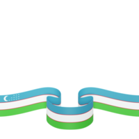 Uzbekistan bandiera design nazionale indipendenza giorno bandiera elemento trasparente sfondo png