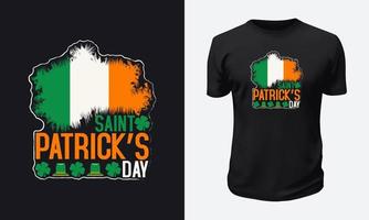 S t. diseño de camiseta del día de patricks vector