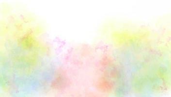 Minimal Hand Painted Pastel Watercolor Abstract Art Background Template photo