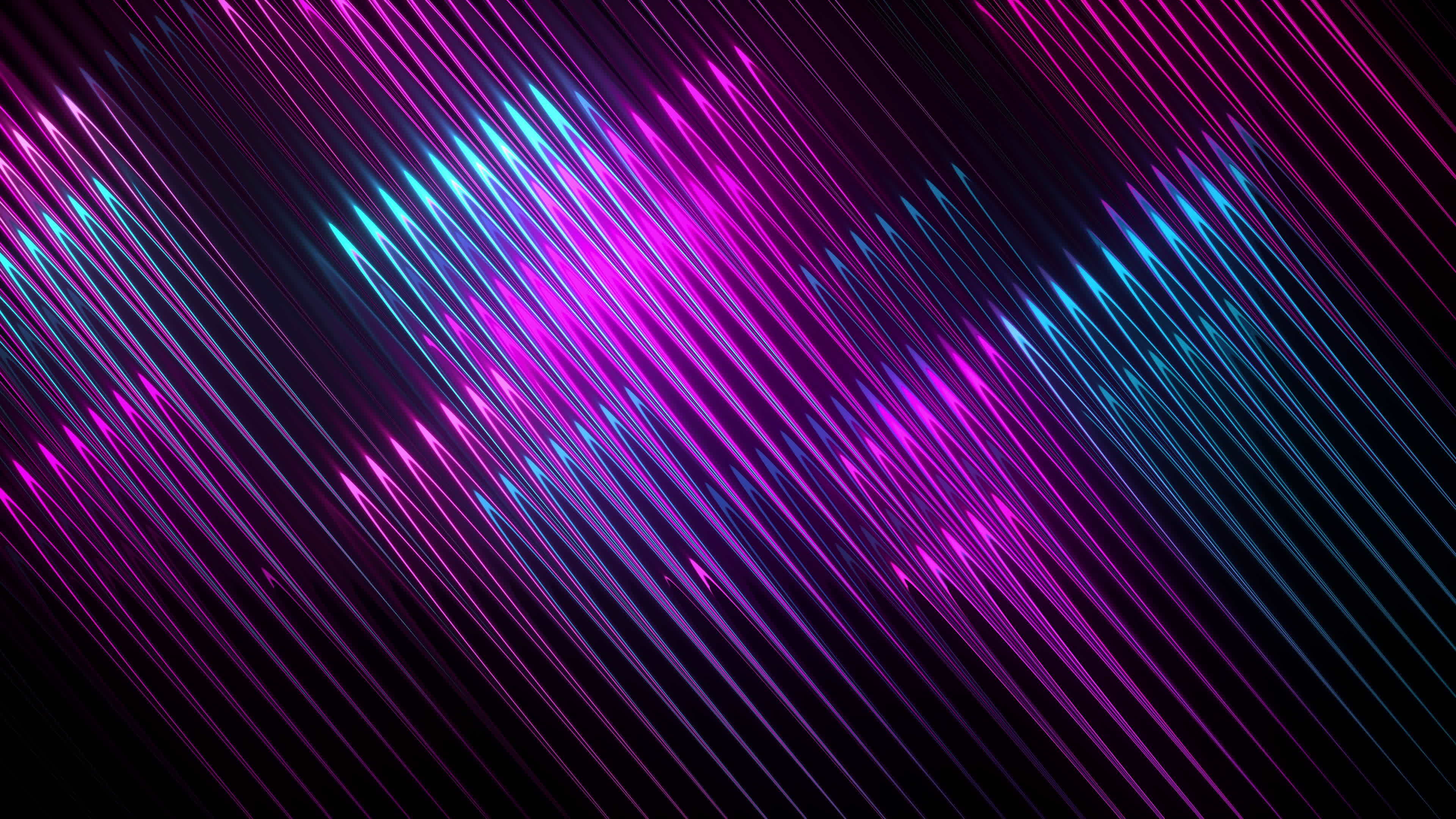 Abstract background loop wave pink blue line animation 11347568 Stock
