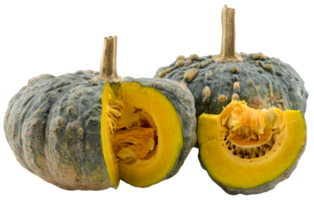 Raw thai pumpkin isolated png