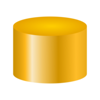 Golden mockup podium png