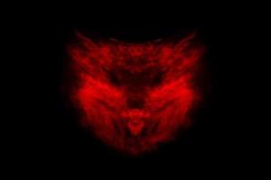 humo texturizado, rojo abstracto foto