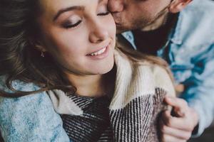 Young couple in love photo