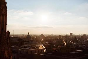 fotografía aérea de la ciudad vieja foto