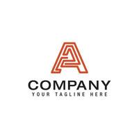 Abstract letter A logotype Modern logo idea sign Universal emblem vector icon.