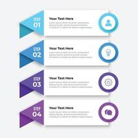 Vector Infographic label design template with icons and 4 options or steps. Can be used for process diagram, presentations, workflow layout, banner, flow chart, info graph.