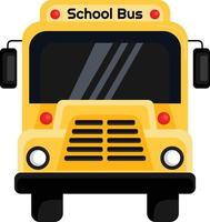 A digital drawing of a school bus in yellow and orange and red and white lamps holding a sign above that says Black School Bus vector