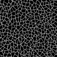 seamless pattern the cracks texture white and black vector background