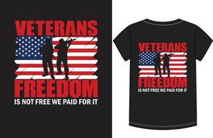 veteran day t-shirt design vector