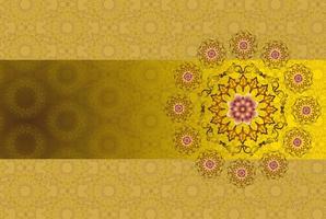 Background with Mandala ornament, round indian pattern, muslim pattern photo