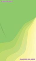 Green abstract background with waves and incision illustration for presentations and templates or social media vector