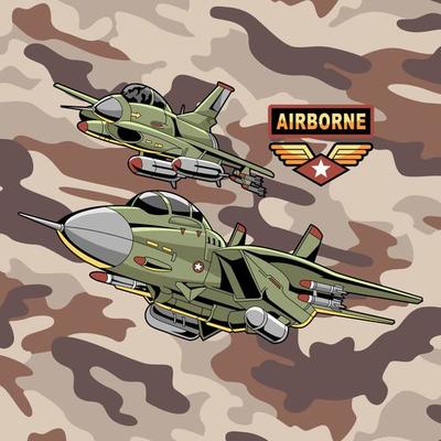 the military vector illustration