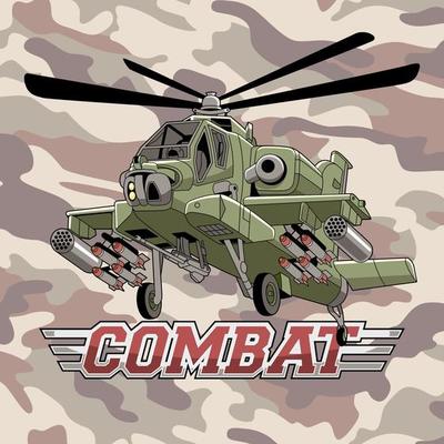the military vector illustration
