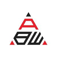 logotipo de abw, letra de abw, diseño de logotipo de letra de abw, logotipo de iniciales de abw, enlace de abw con círculo y logotipo de monograma en mayúsculas, tipografía de abw para tecnología, marca comercial y de bienes raíces de abw, vector