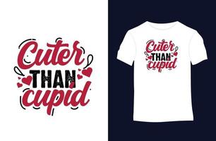 Valentine vector t-shirt design with silhouettes, typography, print, vector illustration