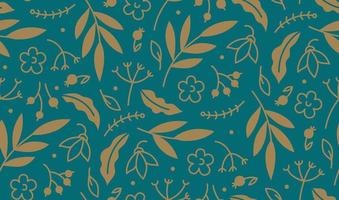 Floral ornament. Seamless patern. Vector image.