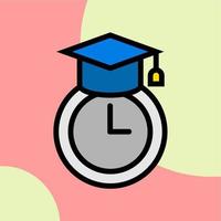 Illustration Vector Graphic of Education, graduation, hat Icon