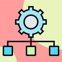 Illustration Vector Graphic of Cog, gear, setting Icon