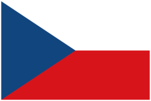 Tsjechisch vlag van Tsjechisch republiek PNG