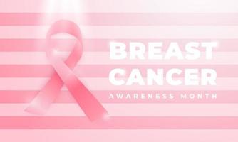 mes de concientización sobre el cáncer de mama, adecuado para fondos, pancartas, afiches y otros vector
