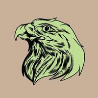 eagle face vector illustration used specifically for advertising branding purposes and so on