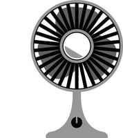 Electric fan flat vector icon for design element