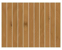 tablones de madera con patrón sobre fondo blanco vector