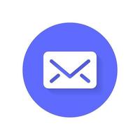 Messages, chat icon vector in flat style. Message, envelope sign symbol