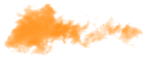 oranje transparant wolk png