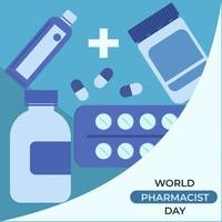 World pharmacist day vector