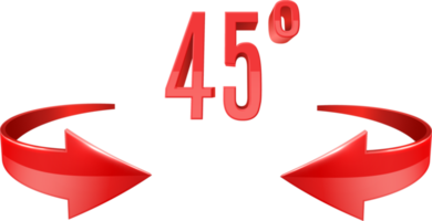 45-Grad-Rotationssymbol png