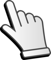 3d cursor hand- png