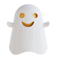 3d illustration cute ghost png