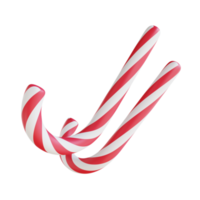 3d illustration candy cane png