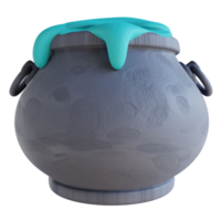 3D-Darstellung Trank kochen png