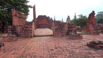 AYUTTHAYA THAILAND 21 August 2022 The Wat Mahathat Temple of the Great Relic is a Buddhist temple in Ayutthaya central Thailand. video