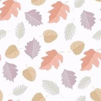 beatiful fall seamless pattern design vector