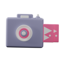 Camera icon 3d png