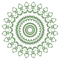patrón de mandala abstracto con forma de círculo png