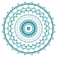 Abstract mandala pattern with circle shape png